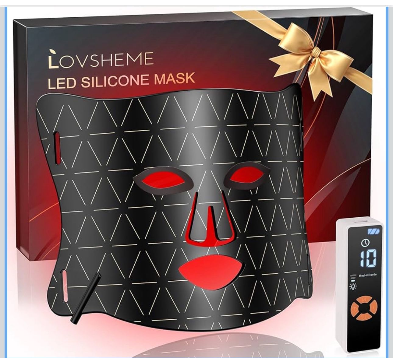 LED Face Mask Light Therapy - Professional Grade Skincare at Home – Red Li