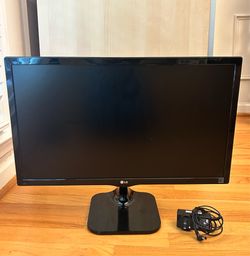 LG LED 24” Monitor w/ Power Cable