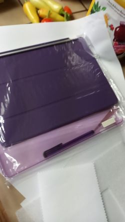 Purple iPad case