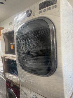 LG gas dryer square door