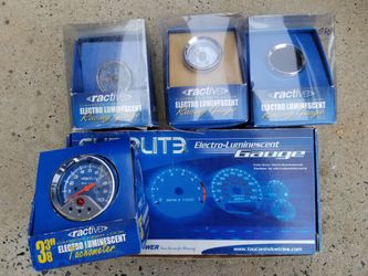 Blue carbon fiber look speeddometer