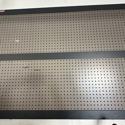 Coleman Used Garage Storage Cabinets and Peg Board for Tools