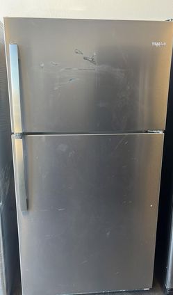 Whirlpool Top Mount Stainless Fridge
