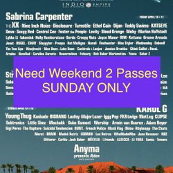 Weekend 2 Sunday Only