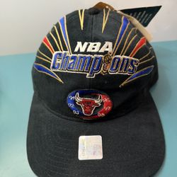 Chicago Bulls Championship Hat Vintage 