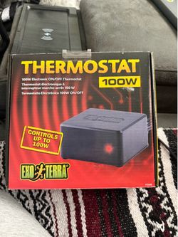 🦎 Brand New Exo Terra 100W Electronic Thermostat – Reptile Habitat