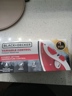 Black+Decker Variable Control Compact Steam Iron