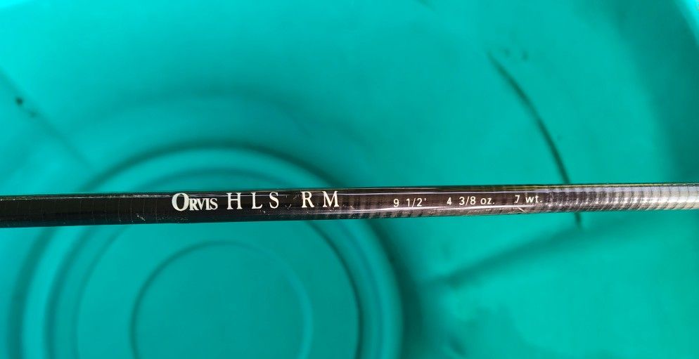 Orvis HLS RM Fly Fishing Rod Graphite With Case.