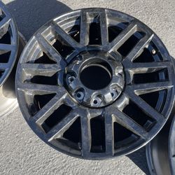 Ford F350 Black Rims