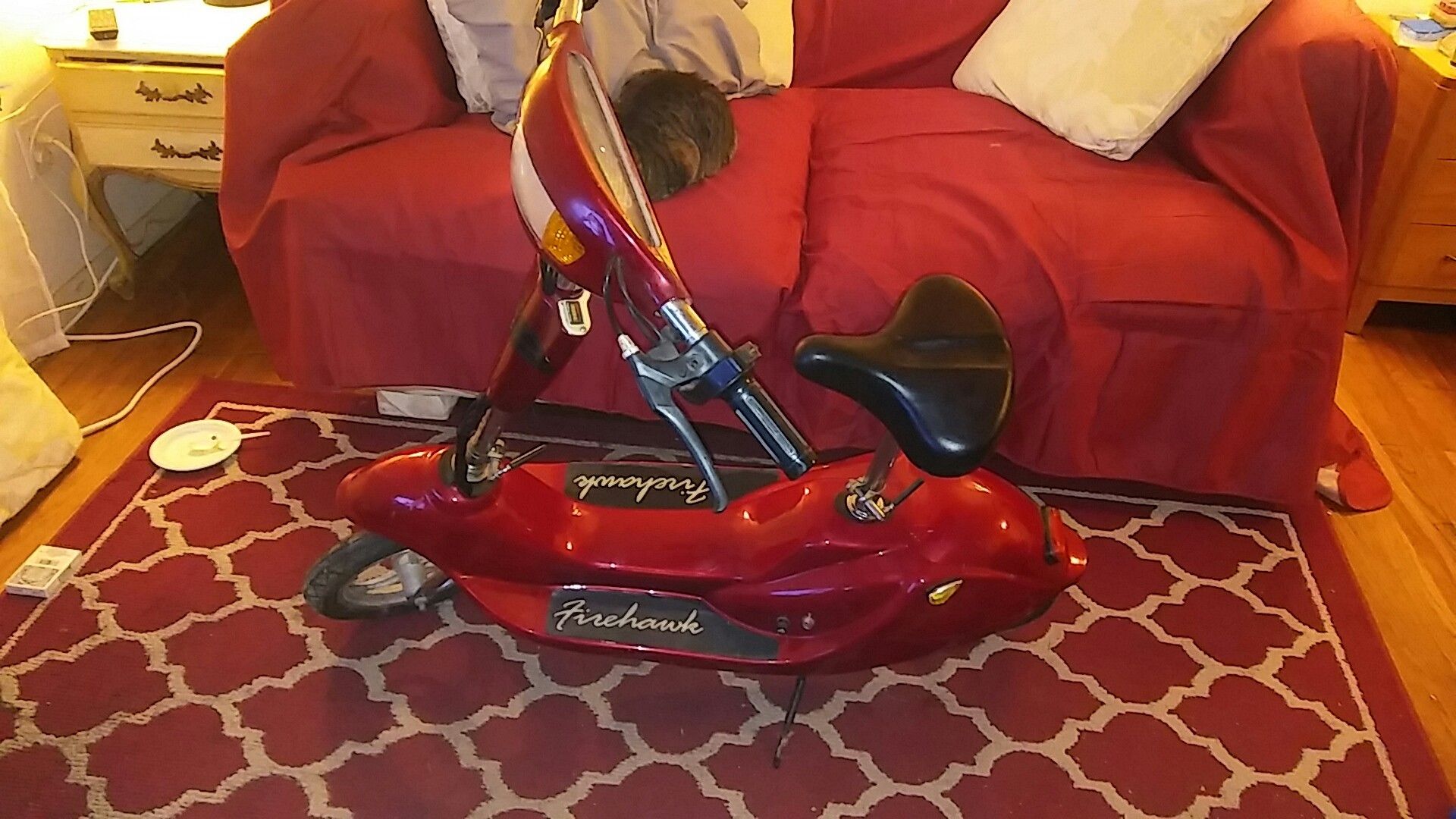 Firehawk scooter with charger