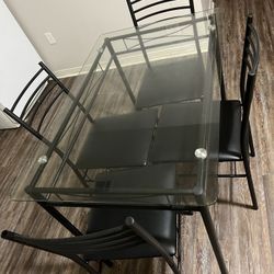 Dining Table with 4 Chairs