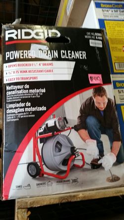 Ridgid powered drain cleaner