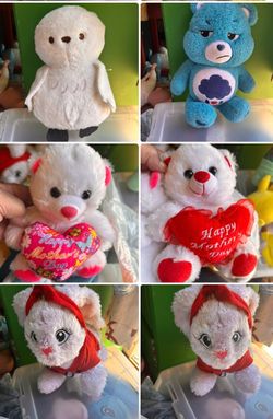 Five Stuffed animals Sale