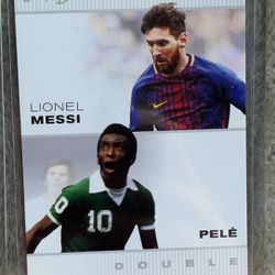 pele and messi card
