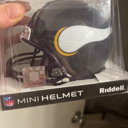 John Randel Signed Mini Helmet 