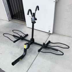 New $129 KAC 2-Bike Rack for Car, SUV, Hatchback Mount - 2” Anti-Wobble Hitch, Heavy Duty Bicycle Carrier