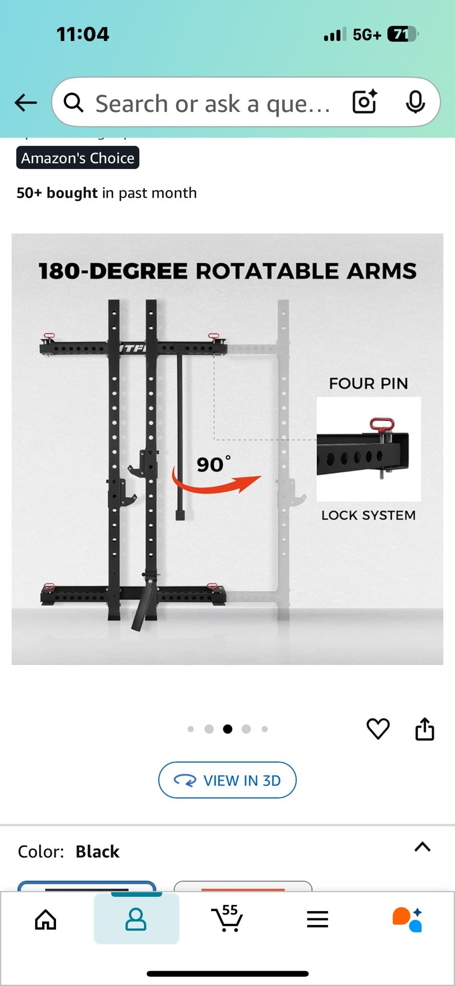 RitFit Multi-Functional Folding Squat Rack
