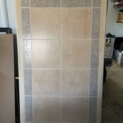 Tile-top Kitchen Table w/ 6 Chairs