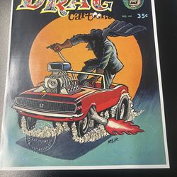 Pete Millar’s drag cartoon magazine cover mark of authentic