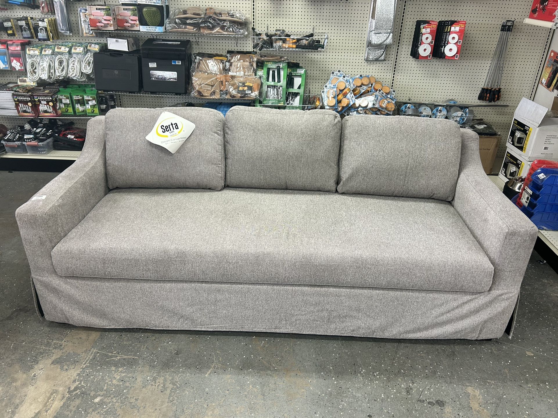Serta Harvey 90.6" Queen Convertible Sofa Sleeper