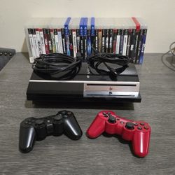 PS3 - 30+ GAMES - 2 REMOTES