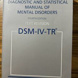 DSM-IV-TR MENTAL HEALTH Bible