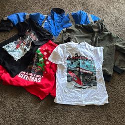 Jackets, T Shirts 