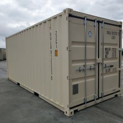NEW 20ft Beige One Trip Shipping Containers For Sale 