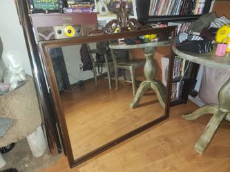 Unique Vintage XL Hanging Mirror