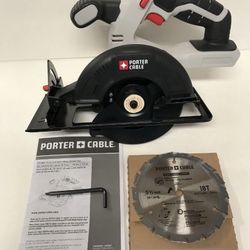 NEW Porter Cable PCC661 20V Max Lithium Ion 5-1/2" Circular Saw with Blade