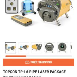 Topcon Laser With Natural Gas And Oxygen  Alarm Sensors 