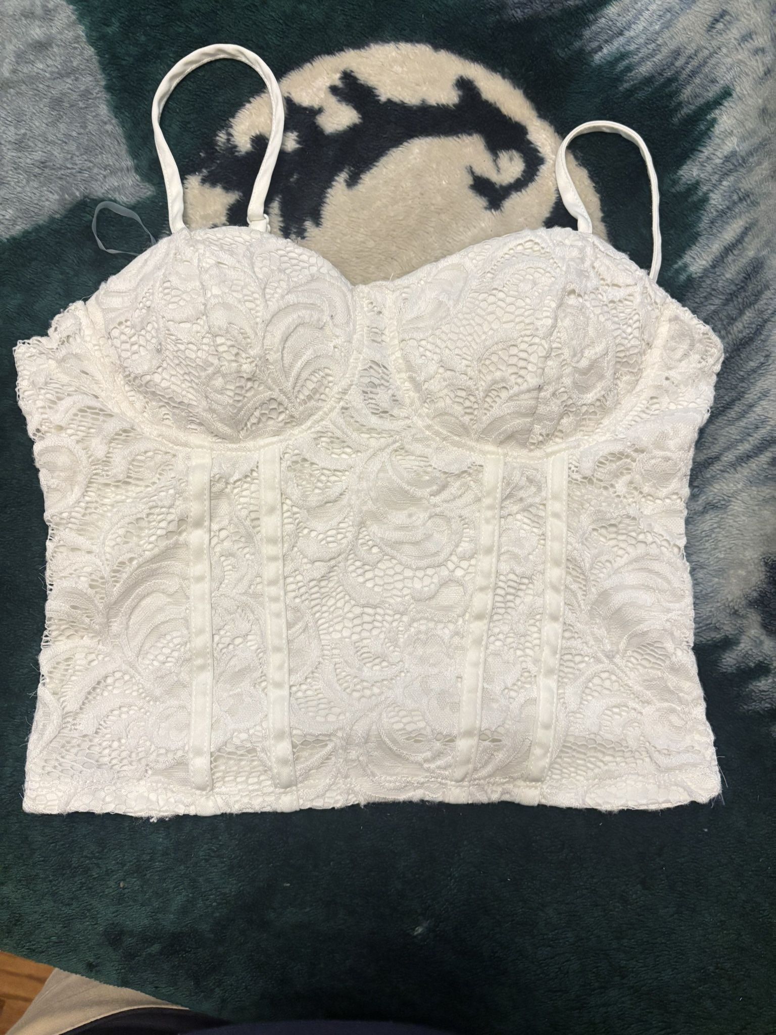 White corset top #corsettop