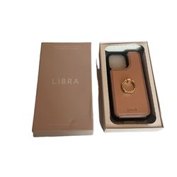 Libra Phone Case For iPhone 13 pro with Credit Cards Holder Rose Gold