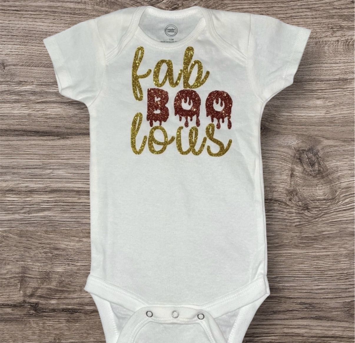12 Months Fabulous Halloween Costume Onesie