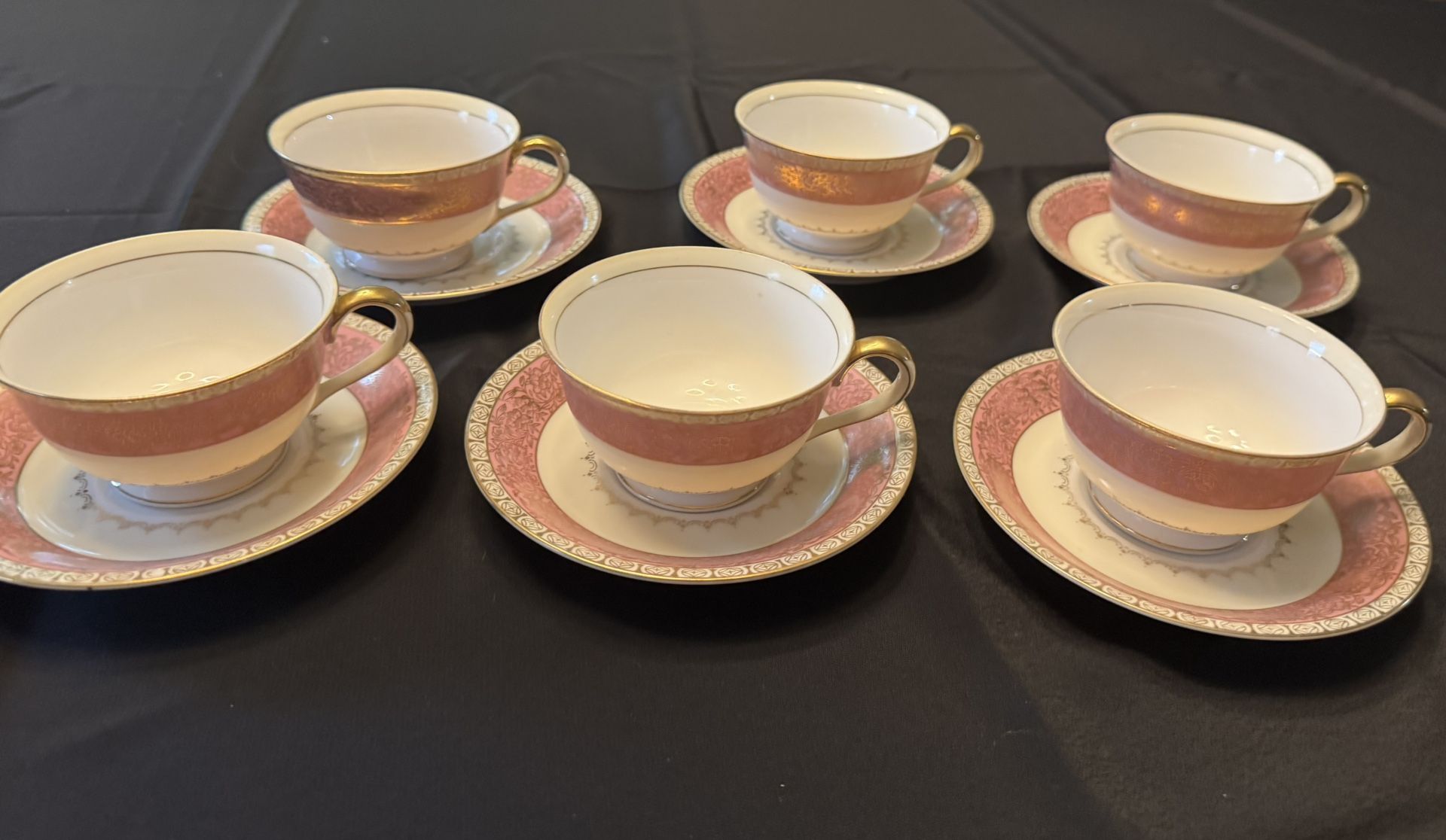 Vintage Porcelain Cup And Saucer, Brand Pacific China, Made In Japan 