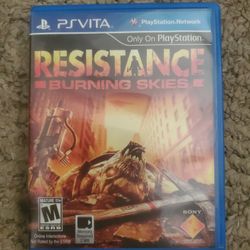 Resistance Burning Skies Psvita 