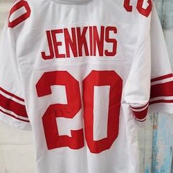 #20 NY Giants Jensen SIGNED Jersey XL