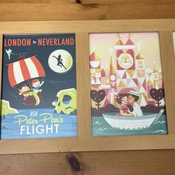 Frame With Disney Wonderground Postcards