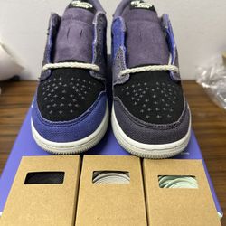 DS Air Jordan 1 Retro Low OG “Zion Williamson Voodoo Alternate” GS size 7Y