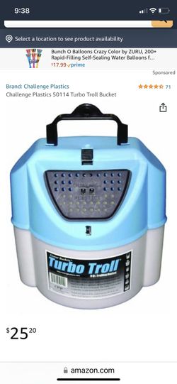 turbo troll Bait container