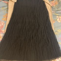 Long Black Skirt 