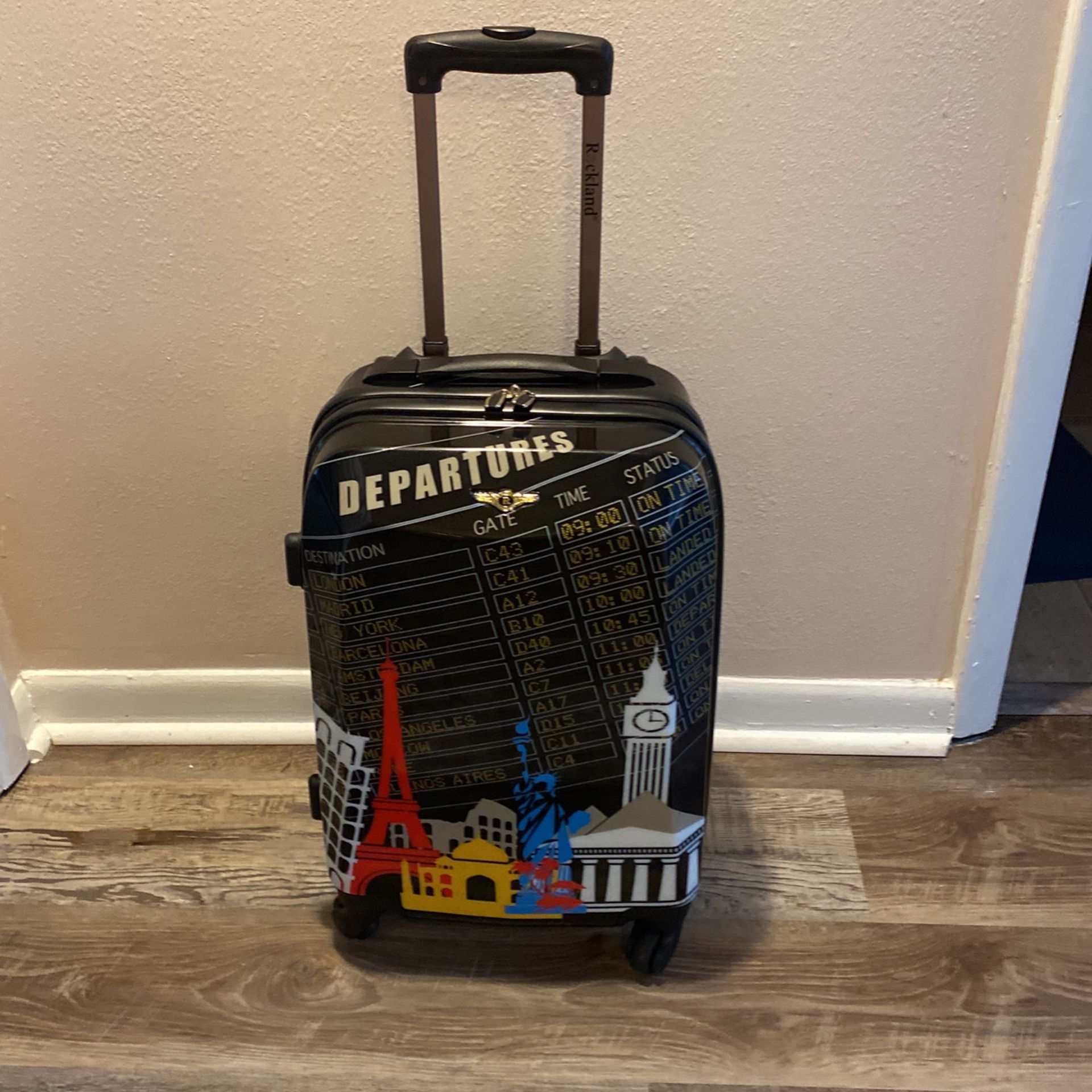 Ultra Light 4 Wheel Carryon Suitcase 21x13x9