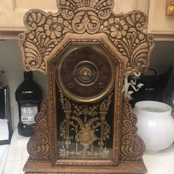 Beautiful Antique Gingerbread Clock $150 Takes 