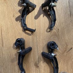 Set of 4 Bicycle V-Brake Calipers with Pads