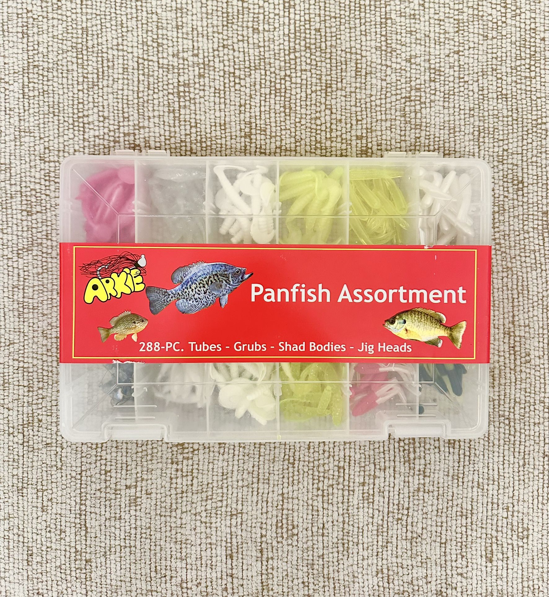 🔥NEW SEALED🔥 Arkie Lures Panfish Assorted Fishing Kit, 288 Pieces