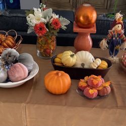 New & Used Fall Decorations /Prices From $1.50 To $15
