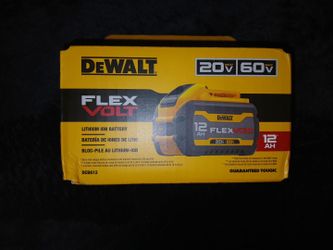 Dewalt 20v/60v flexvolt lithium ion 12Ah battery