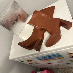 Wetkiss New Knee-High Boots W Chunky Heel(8)