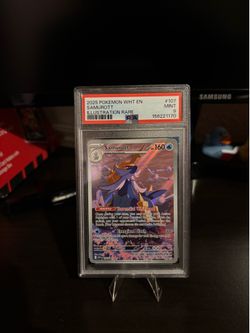 2025 Pokemon White Flare Samurott Illustration Rare #107/086 PSA 9