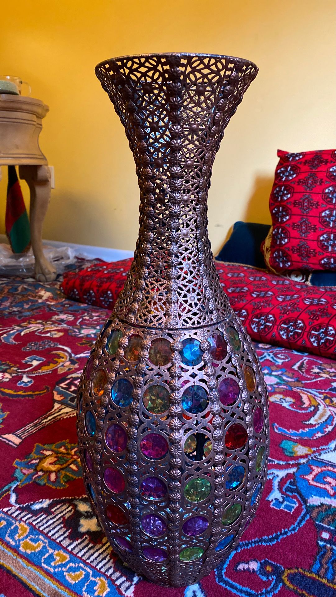Metal Colorful Decorative Vase 🏺